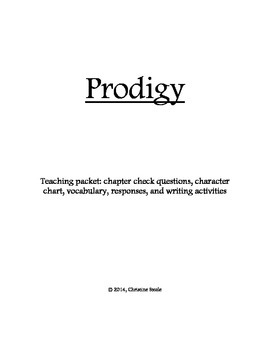Preview of Prodigy (Legend #2) Teaching Packet