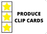 Produce Clip Cards