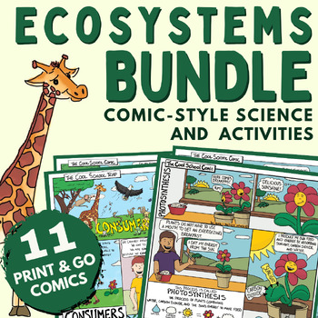 Preview of Producers, Consumers, Decomposers, Food Chains & Food Webs Worksheets & Activity