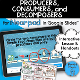 Producers Consumers and Decomposers for Nearpod in Google Slides