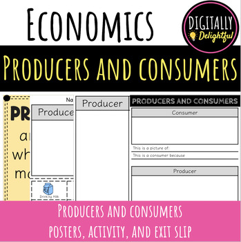 Preview of Producers and Consumers (Posters, Activity, and Assessment)