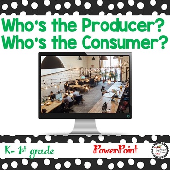 Preview of Producers and Consumers Powerpoint Activity Kindergarten - First Grade