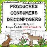 ECOLOGY ~ Producers, consumers, decomposers ~ JIGSAW & FRA