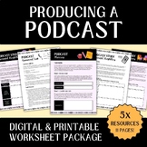 Producing a PODCAST Worksheet Package with Assessment Task