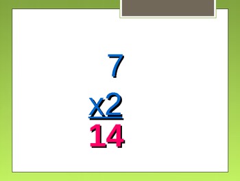 Preview of Product 36 Basic Multiplication Facts Power Point