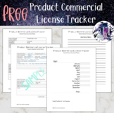 Product Commercial License Tracker