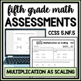 Multiplication as Scaling Assessment Multiplying Fractions