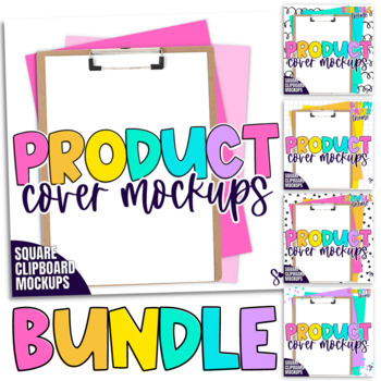 Preview of Product Cover Mockup | Clipboard Flatlay Bundle