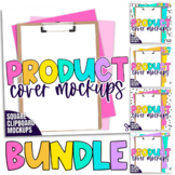 Product Cover Mockup | Clipboard Flatlay Bundle