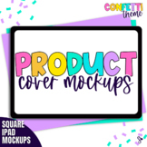 Product Cover Mockup | iPad Confetti Flatlay