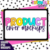 Product Cover Mockup | iPad Triangle Flatlay