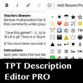 Product Description Editor Pro