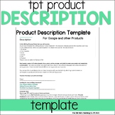 Product Descriptions Templates For TpT Sellers