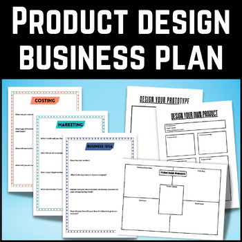 Preview of Product Design Company Business Plan Worksheet Pack 