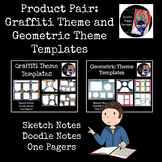 Product Pair: Sketch Notes, Doodle Notes, One Pagers (Graf