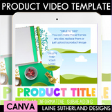 Product Preview Video | Canva Template | Rainbow