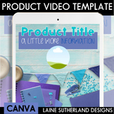 Product Preview Video | Canva Template | Winter