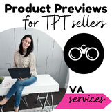 Product Preview for Teacher-sellers VA Service
