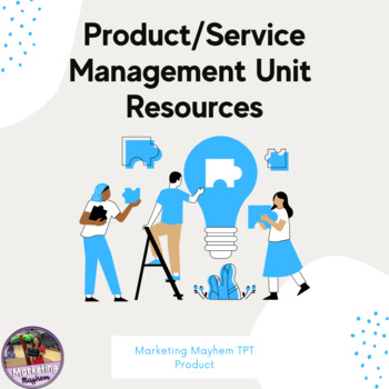 Preview of Product Service Management Unit Resources Bundle (Marketing and Business Class)