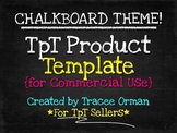 Product Template for Sellers: Chalkboard Theme