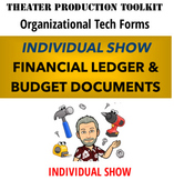Production Financial Ledger & Budget - INDIVIDUAL SHOW [template]