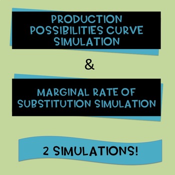 Preview of Production Possibilities Curve Simulation