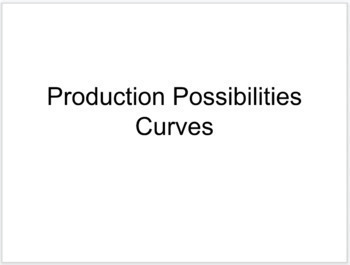 Preview of Production Possibilities Curves
