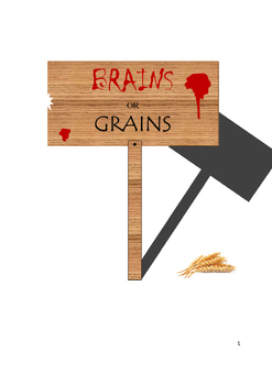 Preview of Production Possibilities Frontier (PPF) - Brains vs. Grains