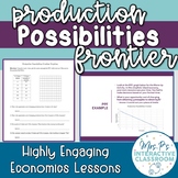 Production Possibilities Frontier (PPF) Economics Lesson (