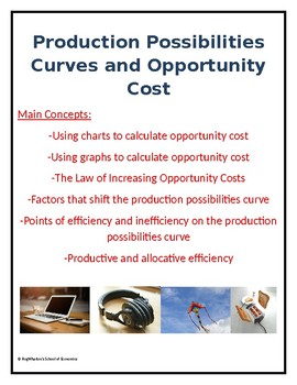 Preview of Production Possibility Curves and Opportunity Cost Assignment