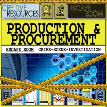 Preview of Production & Procurement Business Escape Room