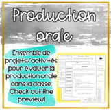 Production orale - Ensemble d'activités