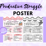 Productive Struggle Classroom Poster - 2 Versions!