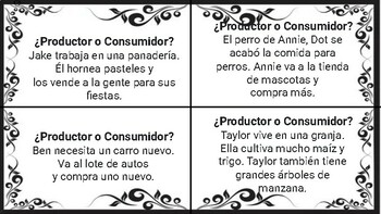 Preview of Productor o consumidor