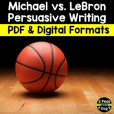 Persuasive Writing Assignment Michael vs LeBron