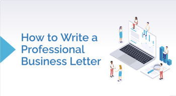 Preview of Professional Business Letter Lesson & Assignment