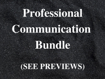 Preview of Professional Communication Bundle