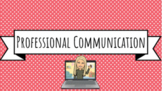 Professional Communication Slides and Assignment