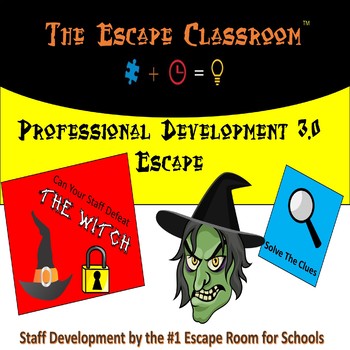 Preview of Professional Development 3.0 Escape Room | The Escape Classroom