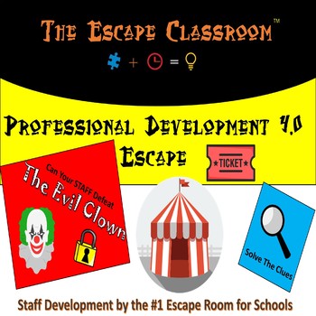 Preview of Professional Development 4.0 Escape Room | The Escape Classroom