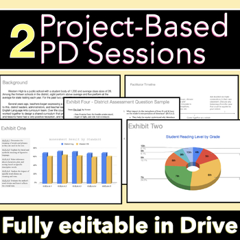 Preview of Professional Development BUNDLE | 2 Engaging Project Based PD Sessions