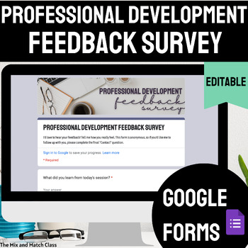 Preview of Professional Development DIGITAL Survey PD Feedback Survey