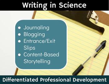 Preview of Writing and Science Professional Development