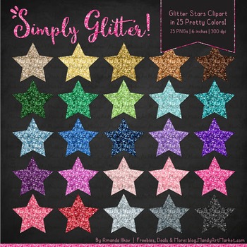Professional Glitter Stars Clipart Glitter Stars, Glitter Clipart
