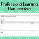 Professional Learning Plan Template