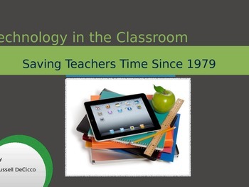 Preview of Professional Presentation Ipad Use in the Classroom