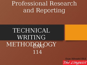 Preview of Professional Research and Reporting