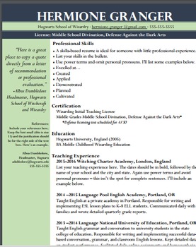 Preview of Professional Resume Design Template: Skills-based, Navy