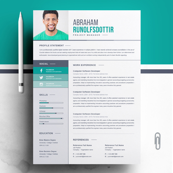 Preview of Professional Resume Template | Project Manager