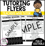 Professional Tutoring Flyers - Two fully editable versions